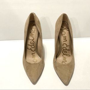 Sam Edelman Nude Suede DANNA heels